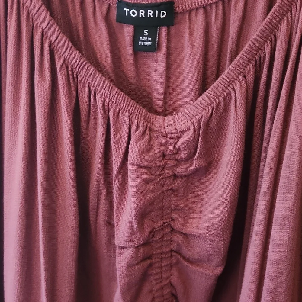 Torrid Mini Lenny Smocked Waist Dress, Size 5 - Picture 9 of 15